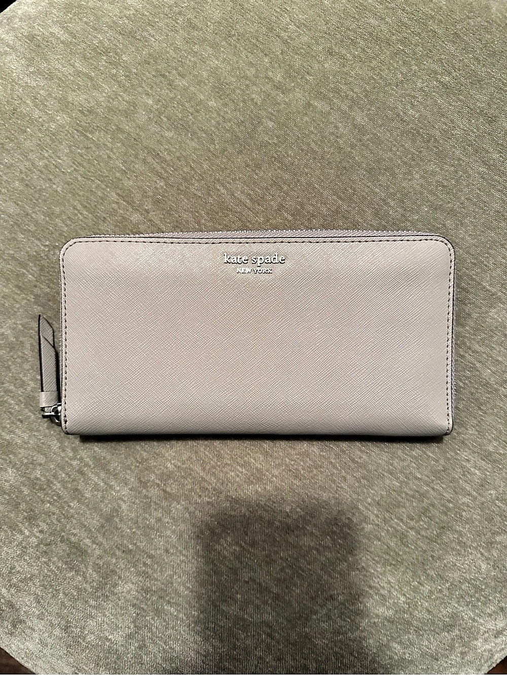 Kate Spade Staci Large Grey Wallet